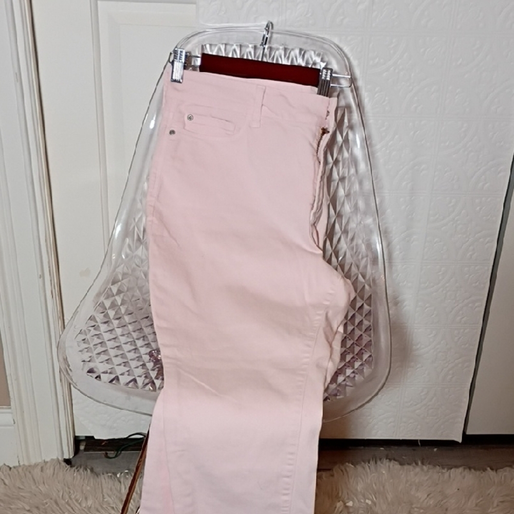 NYDJ Light Pink Straight Leg Jeans